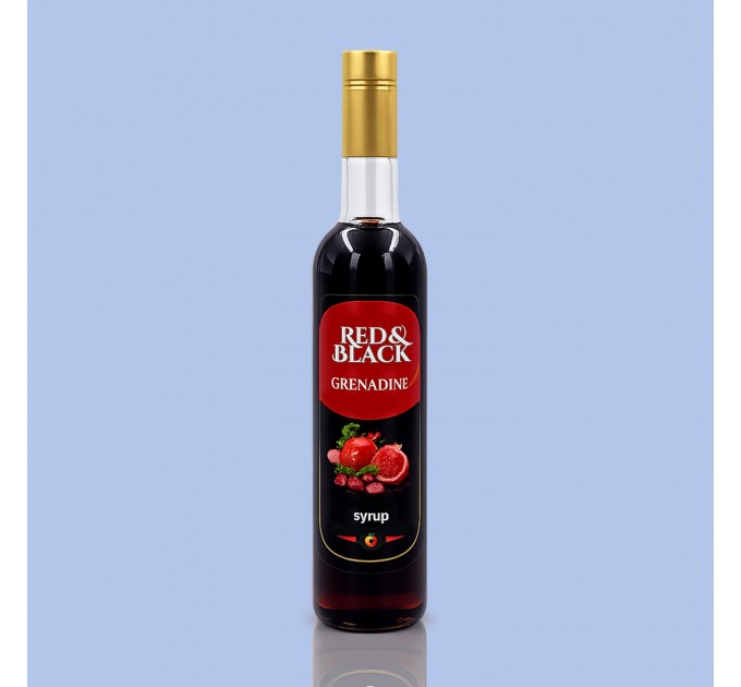Сироп зі смаком гренадіну Red&Black, 700 мл