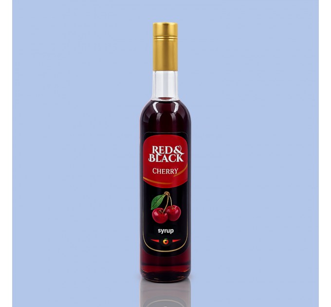 Сироп зі смаком вишні Red&Black, 700 мл