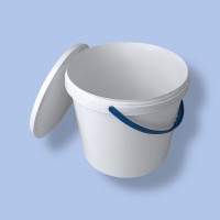 Євровідро 10 л біле з кришкою (кратність продажу – 5 шт)