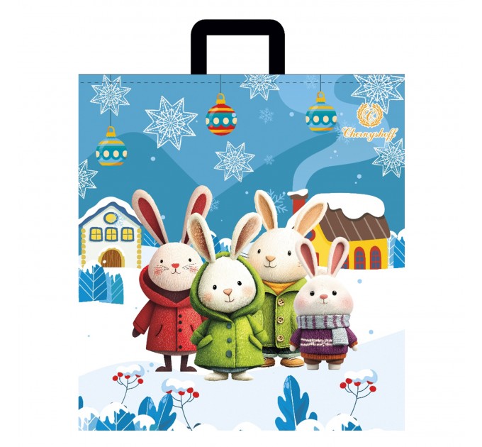 Пакет з ручкою 40*42 ЗАЙЧАТА ВТ (кратность продажи – 25 шт)