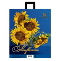 Пакет з ручкою 40*42 СОНЯШНИК (кратність продажу – 25 шт)