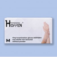 Рукавички вінілові Hoffen, 50 пар - M