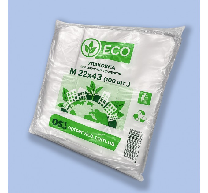 Пакет «майка» 22*43 (100 шт.) ECO OS
