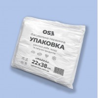Пакет майка поліетиленовий OS super біла, 22*38