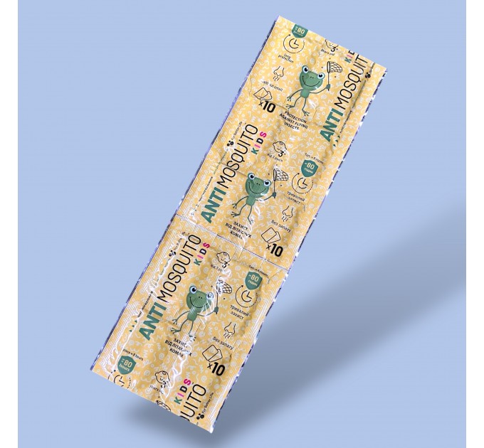 Пластини від комарів Anti Mosquito Kids, 10 шт