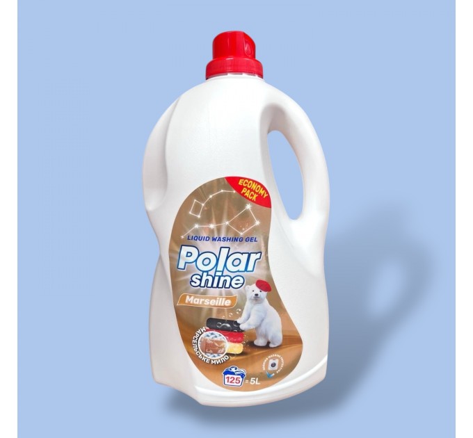 Гель для прання POLAR SHINE 5 л Marseille