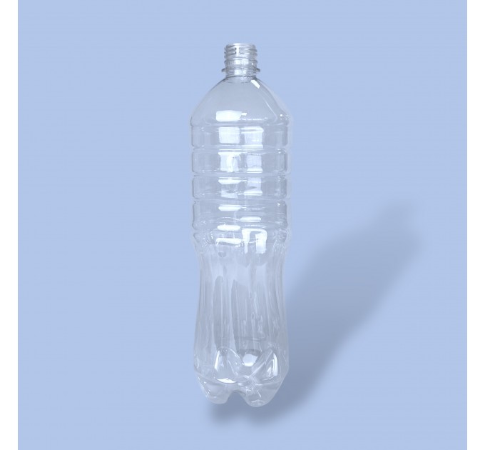 Пляшка пластикова ПРОЗОРА 1 л КР (кратность продажи – 100 шт)