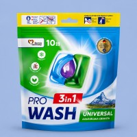 Капсули для прання Pro Wash Альпійська свіжість, 10 шт