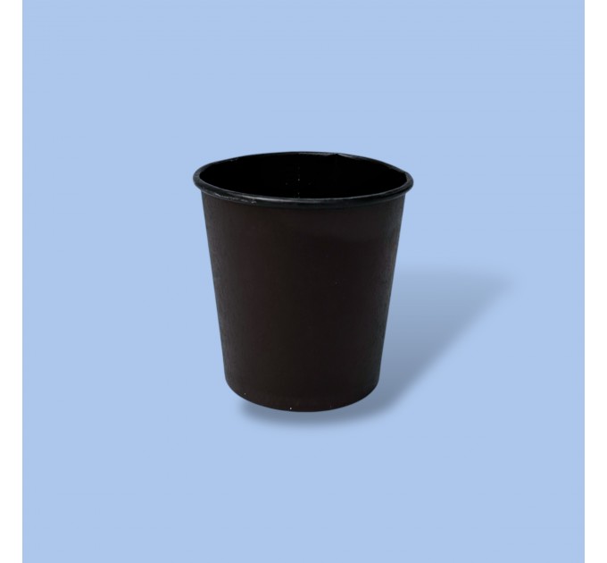 Стакан картонний 110 мл/50шт BLACK and BLACK