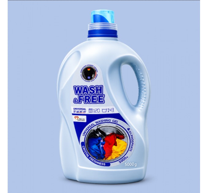 Гель для прання універсальний Wash Free, 5 л