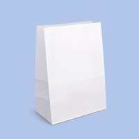 Пакет паперовий 220*280*120 без ручок БІЛИЙ (кратність продажу – 50 шт)