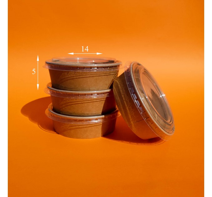 Салатник КРАФТ 500 мл (50шт.) (кратность продажи – 50 шт)