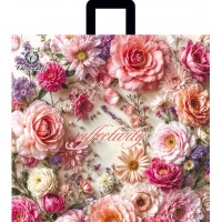 Пакет з ручкою 38*34 Ніжність (кратність продажу – 25 шт)