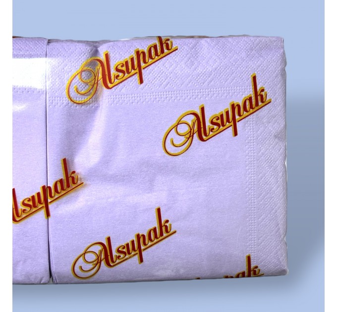 Салфетки бумажные банкетные сиреневые 1/4 сложения 33*33 см 250 шт