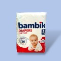 Підгузники Bambik 3 розмір (4-9 кг.) 36 шт