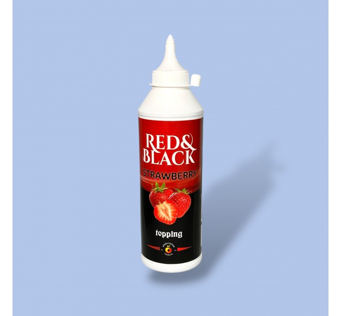 Топинг со вкусом клубники Red&Black, 600 г