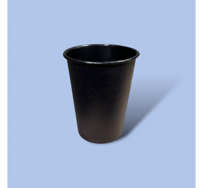 Стакан картонний 250 мл/50шт BLACK and BLACK