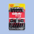 Станок для гоління одноразовий, бритви Gillette Blue 3 Comfort Plus, 12 шт