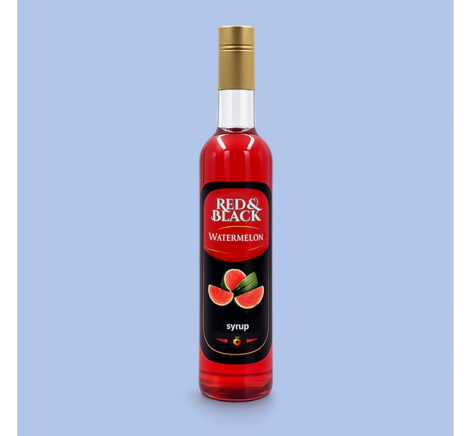 Сироп зі смаком кавуна Red&Black, 700 мл