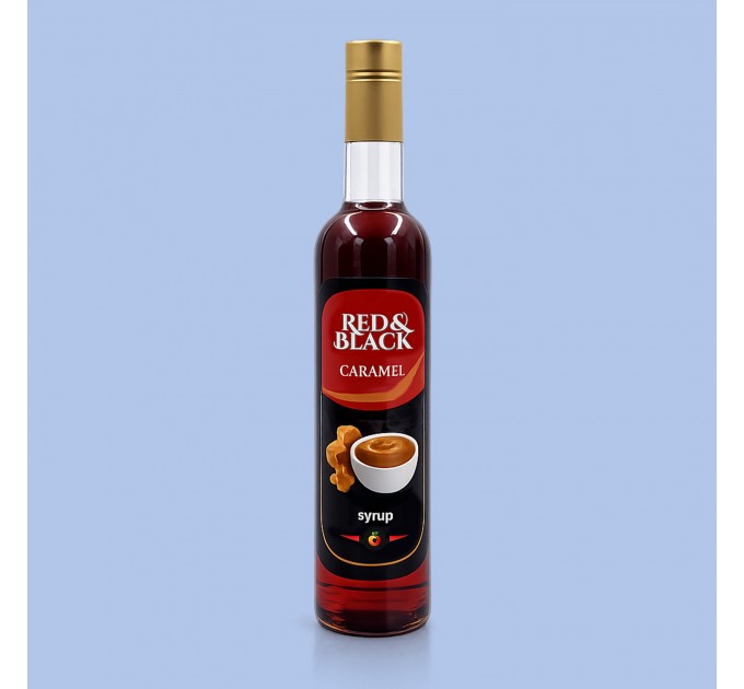 Сироп зі смаком карамелі Red&Black, 700 мл