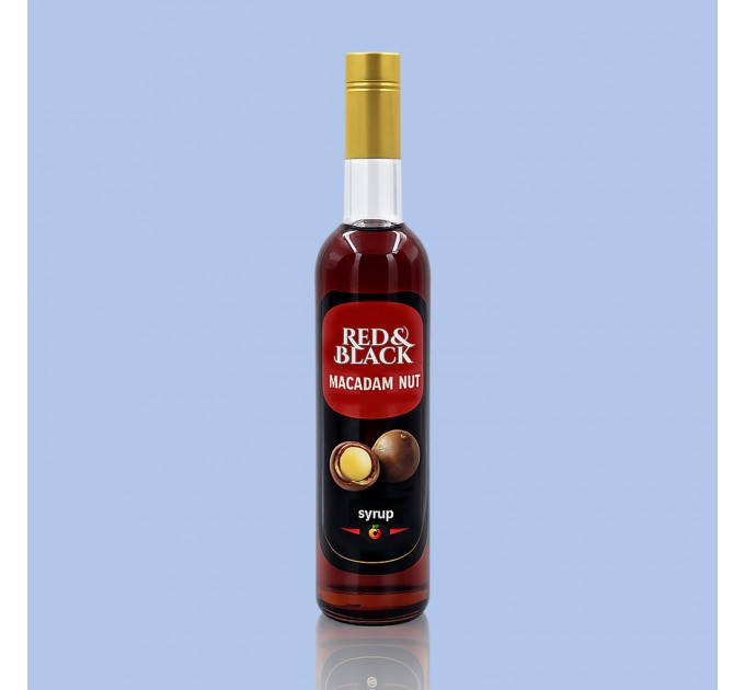 Сироп зі смаком макадамського горіха Red&Black, 700 мл