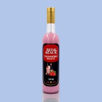 Сироп зі смаком полуничного бейліса Red&Black, 700 мл