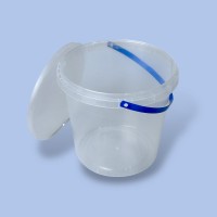 Євровідро з кришкою 1 л прозоре (кратність продажу – 10 шт)