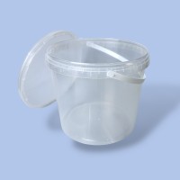 Прозоре євровідро 5 л. з кришкою (кратність продажу – 10 шт)