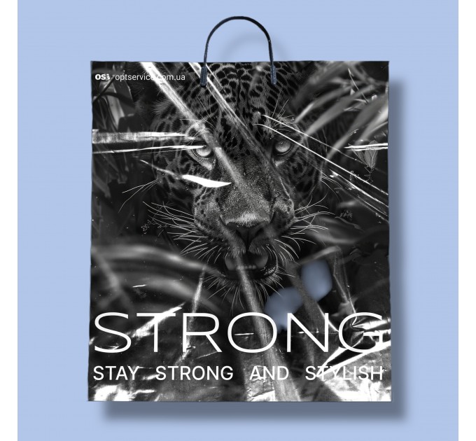 Пакет поліетиленовий з пластиковою ручкою Strong, 40*42 см