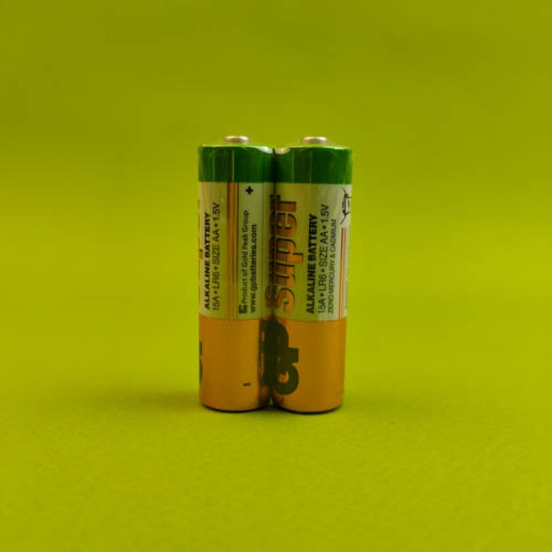 Батарейки пальчикові алкалінові GP Super Alkaline, LR6/AAA/1.5 В (кратність замовлення - 4 шт)